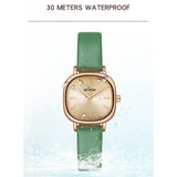 NNEDSZ Women Oval Dial Quartz Watch With Simple Bar Scale