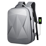 NNEDSZ Waterproof Laptop Backpack with Usb Port - Large Capacity - Light Grey