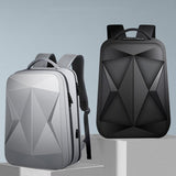 NNEDSZ Waterproof Laptop Backpack with Usb Port - Large Capacity - Light Grey