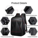 NNEDSZ Waterproof Laptop Backpack with Usb Port - Large Capacity - Light Grey