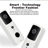 NNEDSZ Smart Wifi Video Doorbell With Two-Way Intercom & Night Vision - Black