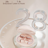 NNEDSZ Wireless Sports Bluetooth Earphones With Air Conduction - F16 Tws - Pink