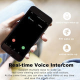 NNEDSZ Wireless Smart Doorbell With Two-Way Intercom & Night Vision - Battery Powered