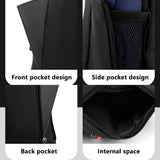 NNEDSZ Waterproof Sports Chest Bag One Shoulder Diagonal Bag Black