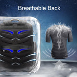 NNEDSZ Black Multifunctional Anti-theft Laptop Backpack with Usb Charging Hole