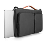 NNEDSZ 13.3-14 Inch Laptop Shoulder Bag with Messenger Style - Black