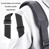 NNEDSZ 13.3-14 Inch Laptop Shoulder Bag with Messenger Style - Black