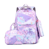 NNEDSZ Backpack Set with Lunch Bag & Pencil Case for Kids - Pink