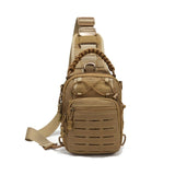 NNEDSZ Multifunctional Laser Cut Crossbody Bag For Outdoor Sports - Khaki