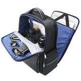 NNEDSZ Large-capacity Business Laptop Backpack with Usb & Type-c Port - First-layer Cowhide Black