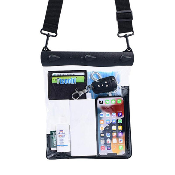 NNEDSZ Waterproof Shoulder Messenger Bag For Sundries Phone Compatible - Black