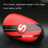NNEDSZ Thickened Professional Taekwondo Foot Target For Boxing And Sanda Training - Wb Red Edge