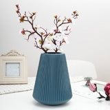 NNEDSZ Decorative Wet and Dry Flower Vases for Creative Home Furnishings - Blue
