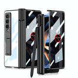 NNEDSZ Foldable Magnetic Privacy Case With Pen Holder - Fits 4Th Generation Ipad
