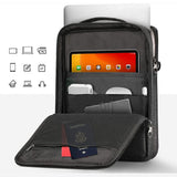 NNEDSZ Waterproof Multifunctional Laptop Bag - 13.3-14 Inch - Black