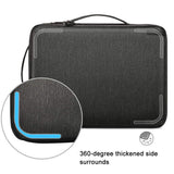 NNEDSZ Waterproof Multifunctional Laptop Bag - 13.3-14 Inch - Black