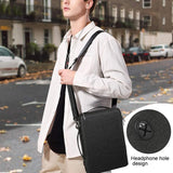 NNEDSZ Waterproof Multifunctional Laptop Bag - 13.3-14 Inch - Black
