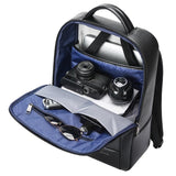 NNEDSZ Large Business Laptop Backpack in First-layer Cowhide - Black