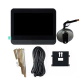 NNEDSZ 4.3 Inch Colour Screen Graffiti Hidden 1080P Wifi Smart Cat Eye Video Doorbell - Black