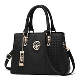 NNEDSZ Women Leather Messenger Handbag - Stylish And Functional - Black