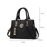 NNEDSZ Women Leather Messenger Handbag - Stylish And Functional - Black