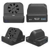 NNEDSZ Switch Hdmi Converter With Cooling Fan And Charger