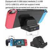 NNEDSZ Switch Hdmi Converter With Cooling Fan And Charger
