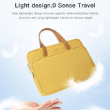 NNEDSZ Waterproof Oxford Cloth Laptop Bag - 14 Inch - Yellow