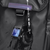 NNEDSZ Lightweight Waterproof Men Chest Bag Cycling Shoulder Bag - Black