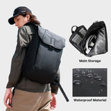 NNEDSZ Waterproof Anti-theft Laptop Backpack for Daily Work and Business - 15.6 Inch - Black