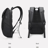 NNEDSZ Waterproof Anti-theft Laptop Backpack for Daily Work and Business - 15.6 Inch - Black