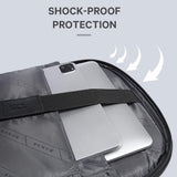 NNEDSZ Waterproof Anti-theft Laptop Backpack for Daily Work and Business - 15.6 Inch - Black