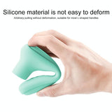 Childproof Silicone Door Handle Protector - Anti-collision Guard - Creamy-White