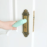 Childproof Silicone Door Handle Protector - Anti-collision Guard - Creamy-White