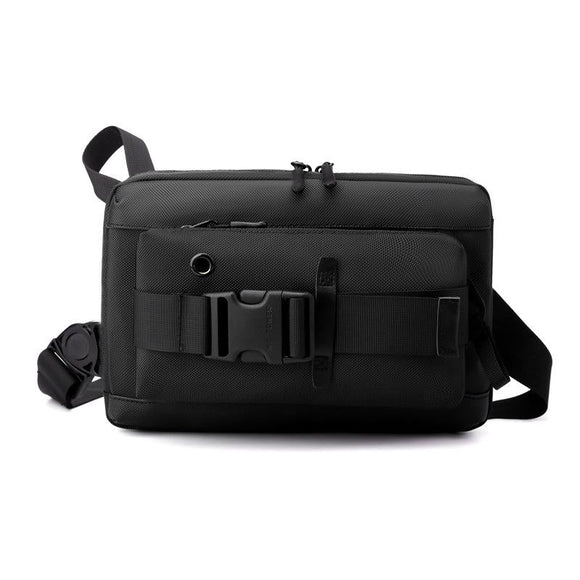 NNEDSZ Functional Men Chest Bag Versatile Messenger Bag For Everyday Use - Black