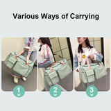 NNEDSZ Compact Waterproof Gym Bag for Travel - Size s - Light Grey