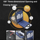 NNEDSZ Multifunctional Anti-theft Laptop Business Backpack with Usb Charging Hole Black
