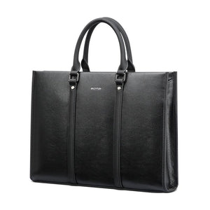 NNEDSZ Black Waterproof Laptop Handbag - Multifunctional Business Wearable