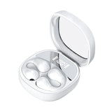 NNEDSZ Smart Digital Display Bluetooth Earphones With Transparent Capsule Design