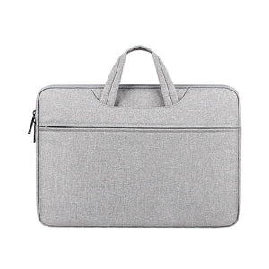 NNEDSZ 13.3 Inch Waterproof Laptop Handbag with Shock-absorbing Capacity - Grey