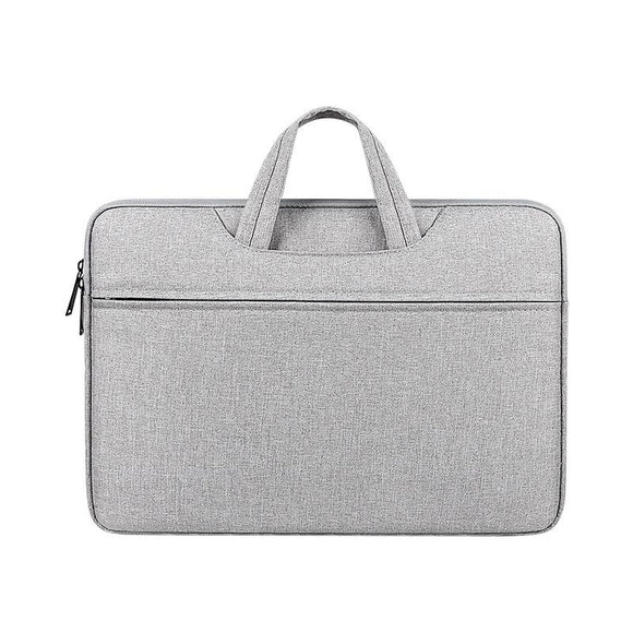 NNEDSZ 13.3 Inch Waterproof Laptop Handbag with Shock-absorbing Capacity - Grey