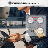 NNEDSZ Stainless Steel Multifunction Smart Watch For Men - Waterproof