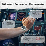 NNEDSZ Stainless Steel Multifunction Smart Watch For Men - Waterproof