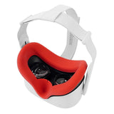 NNEDSZ Silicone Vr Eye Mask Lens Cover Set For Oculus Quest 2 - White
