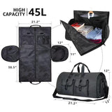 NNEDSZ Compact Travel Suit Storage Bag - Foldable - Grey