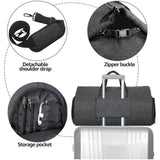 NNEDSZ Compact Travel Suit Storage Bag - Foldable - Grey