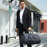 NNEDSZ Compact Travel Suit Storage Bag - Foldable - Grey