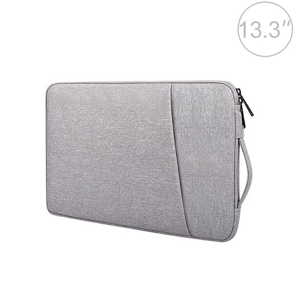 NNEDSZ 13.3 Inch Laptop Felt Sleeve Protective Case Carrying Bag - Grey