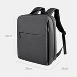 NNEDSZ Spacious Laptop Bag for Professionals - Large Capacity - Deep Space Gray