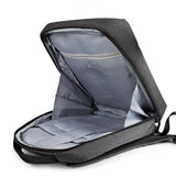 NNEDSZ Spacious Laptop Bag for Professionals - Large Capacity - Deep Space Gray
